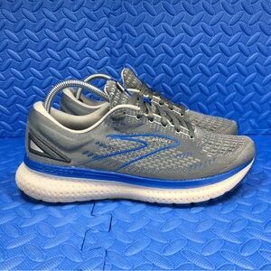 Brooks Glycerin 19 Mens Running Walking Shoes Gray Athletic Sneakers Size 10D